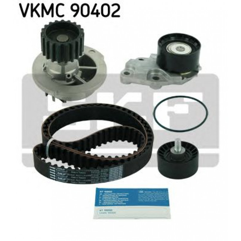 VKMC 90402 SKF - Насос охолоджуючої рідини + комплект зубчатого ремня
